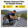 LCF Universal Vented Ridge Material for Metal Roofing 20 ft