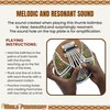 World Percussion USA Kalimba Thumb Piano - 7 keys -