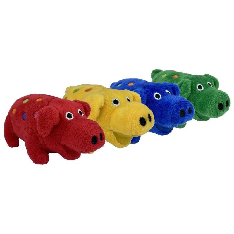 Multipet Mini Plush Globlets 4.5 Inches (Assorted Color, 1 Pack)
