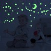 Pegatinas Luminosas De Luna Y Estrellas Pegatinas Para Pared Verde
