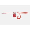 JACKALL Egg Shot Curly No. 2 Red Grow Dot