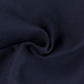 1Pcs Cotton Linen Fabric Solid Color Embroidery Fabric for DIY Crafts Sewing, 67cmx1m, Navy Blue