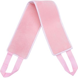 Artibetter Banda Aplicadora de Autobronceador Espalda de Tela Flocada Rosa Aplicador de Loción y Flexible Adecuado para Bronceado sin Sol y Cuidado Corporal