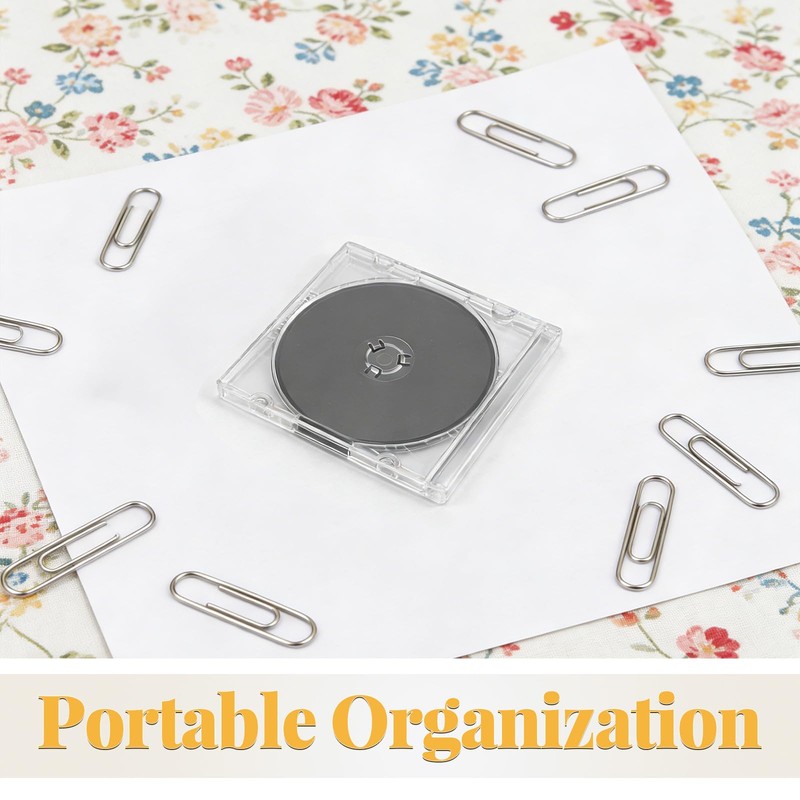 20pcs Mini CD Jewel Case 8cm - Clear Plastic Mini