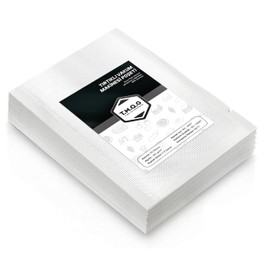 T.M.Q.G 50 Adet Tırtıklı Vakum Makinesi Poşeti Torbası (SEÇENEKLİ) (20x25cm)