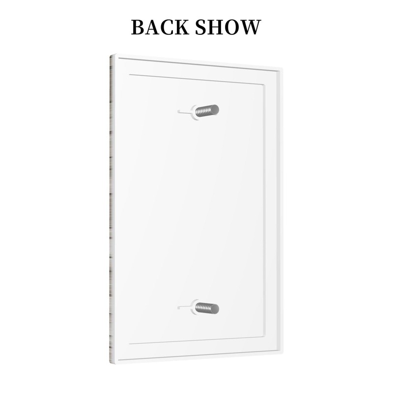 Nijuodnijir Light Switch Cover Plate Natural Beige Stone Brick Texture