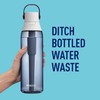 Brita Premium Filtering Water Bottle with Filter, BPA-Free, Night Sky,