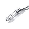 FOMIYES Glass Urn Necklace with Sand Clock Pendant Memorial Jewelry