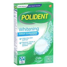 Polident Whitening Daily Cleanser Tab X 36