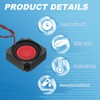 PATIKIL 2ワット8オーム ミニスピーカー 4個 フルレンジ モバイルポータブル広告機用 黒レッド