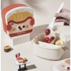 24x7 Topper Box Lunch De Figuras Grande + Palillos Figuras