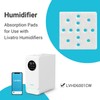 Livatro 10-Pack Humidifier Replacement Filters, Mineral Absorption Pads, Exclusively for