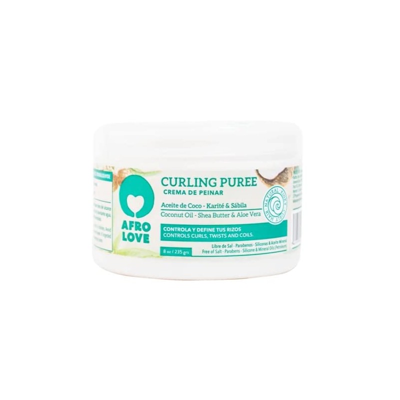 Afro Love Curling Puree 235 grams Curl Defining Cream with
