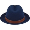 Bailey of Hollywood Perry Fedora Navy, Medium