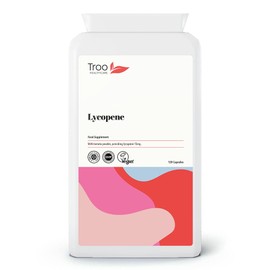 Lycopene Supplement 15mg - 120 Capsules - 150mg Tomato Powder Providing High Strength 15 mg Lycopene per Vegan Capsule - up to 4 Month Supply - UK Made to GMP Standards