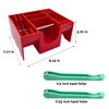Copper Foil Hand Foiler and Foil Dispenser Kits (Dispenser Red)