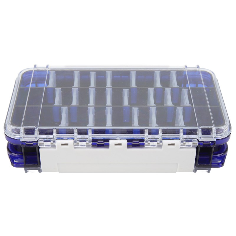 Fishing Lure Box Double Sided Detachable Transparent Waterproof Multi Purpose