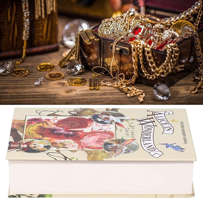 Real Paper Diversion Book Safe Storage Box, Dictionary Secret Safe