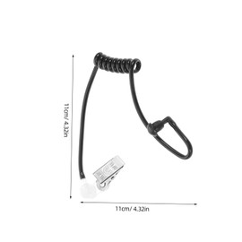 KONTONTY 2 Sets Earphone Mic Playthings Artificial Kids Earphone Mic Fake Detective Props Gathering Props Kids Accessory Simulated Earphone Mic Pretend Toys