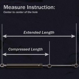 BOXI 2X For 01-07 Dodge Grand Caravan Tailgate Lift Supports Shocks Rear Trunk  4535