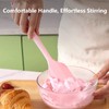 Pink Rubber Spatula for Kitchen Use, 10.8In Silicone Spatulas for