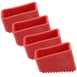 4pcs Ladder Feet Covers Rubber Non-Slip Steep Ladder Feet Pads Replacement Ladder End Caps Cushion Extension Attic Ladder Parts