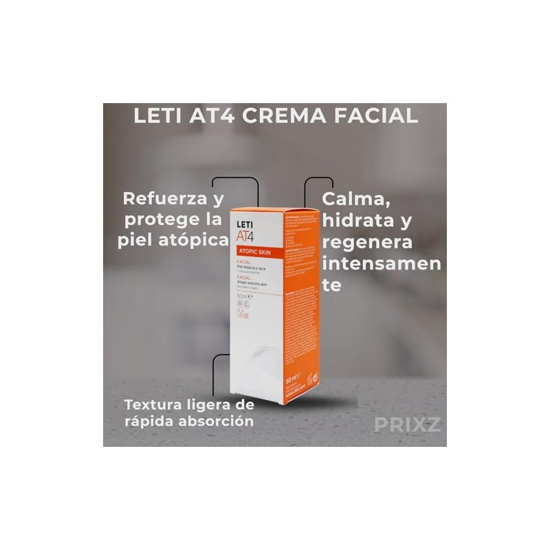 Leti At4 Crema Facial Tubo de 50ml