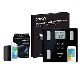 OMRON baumanómetro digital de brazo Evolv HEM-7600T  OMRON Báscula digital corporal con Bluetooth HBF-222T                                            
