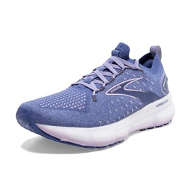 Brooks Women’s Glycerin StealthFit 20 Neutral Running Shoe - Blue/Pastel Lilac/White - 9.5 Medium