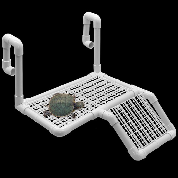 Fhiny Hanging Turtle Basking Platform, Plastic Turtle Dock Basking Area
