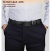 BULLIANT Men's Ratchet Leather Belt, Automatic Clasp, for Men’s Suit,