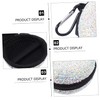 SHINEOFI 1Pc Rhinestone Studded Portable Earphone Storage Box Shockproof Travel