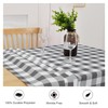 XWZO Checkered Tablecloth Square - Waterproof, Oil-Proof and Spill-Proof Wipeable