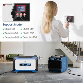 ARGENDON Remote Controller for Digital Humidity and Temperature, Included 26ft Cable Suitable for Argendon Shield 60/60P/85/85P, Guardian 60/60P, Guardian 85P Basement/Crawl Space Dehumidifier