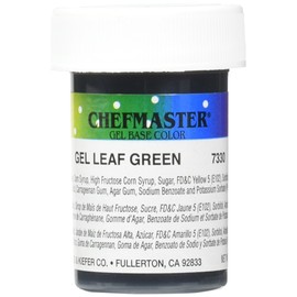 Chefmaster Concentrated Gel Color. 1 oz. - Leaf Green