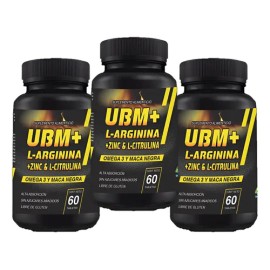 Pack 3 Ubm+ L-arginina + Zinc & L-citrulina - Cardiovascular