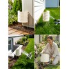 2 Pcs Sprinkler Guard, White Giant Yard Shield, Irrigation Splash