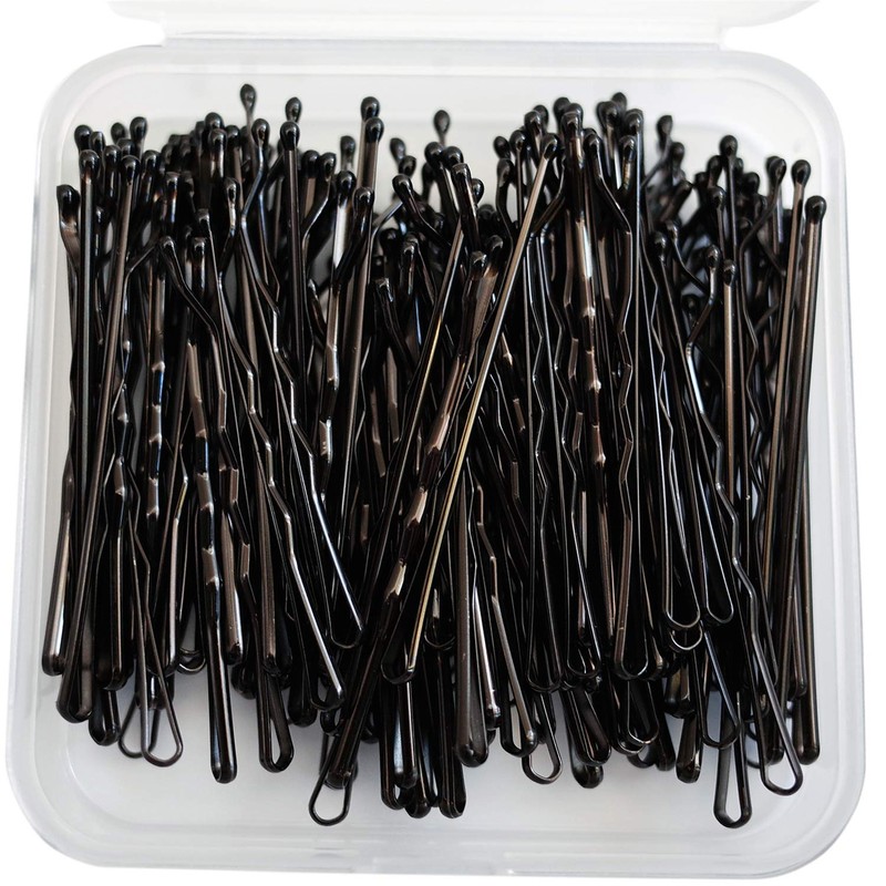 ScivoKaval Bobby Pins Bulk Black 100 Count Hair Bob Pins