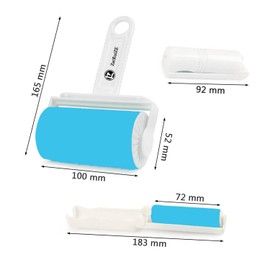 2 Pcs Lint Rollers,Sticky Roller,Reusable Pet Hair Remover for Clothes, Couch, Carpet, Easy to clean Dog & Cat Hair Remover Roller