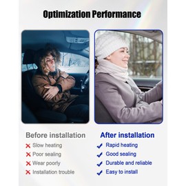 HVAC Heater Hose Assembly Replace 626-721 BL3Z-18472-B Fit for Ford F-150 2011-2014 and Fit for Lincoln Mark LT 2011-2014