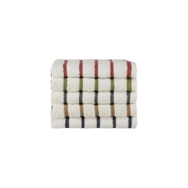 Shimafuwa Face Towels, Set of 5, 270 Momme, Assorted
