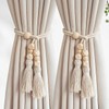 SanKristo Curtain Tiebacks 2 Pieces, Two Ways of Binding Boho