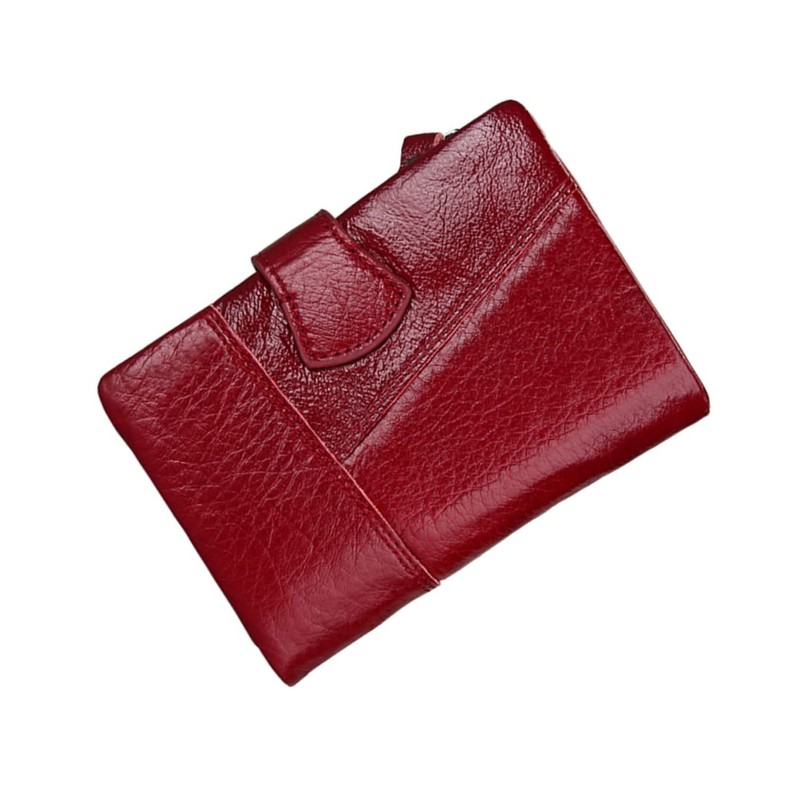 COLLBATH 1pc RFID Wallet Business Zipper Purse for Men Durable