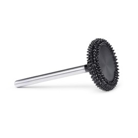 Extreme Spikes Rotor Saw Burr 1/8" Shaft - Very Coarse Wood Carving Bit for Dremel, Foredom - One-Piece Steel with Brazed Tungsten Teeth, Low Vibration, Fast Cutting for Grooves, Power Carving
