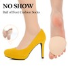 4 Pairs Ball of Foot Cushion Pads Sock Women's Toe