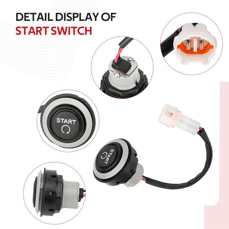 710002594 Engine Start Button Switch Compatible with Can-Am Commander 800