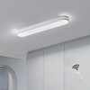 Becailyer Modern LED Linear Ceiling Lights, Dimmable LED Ceiling Lamp