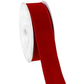 Berwick IVV-040-50-HRH Holiday Red Velvet Ribbon