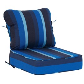 Sundale Outdoor Sunbrella Deep Seat Cushions, Patio Acrylic Sectional Sofa Couches Cushion and Pillow, Water-Resistant Furniture Replacement Cushions, 23 x 26 x 4 inches - Gateway Indigo