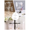 Transparent Double-Layer Rotating Jewelry Display Stand for Necklaces, Keychains, Bracelets,